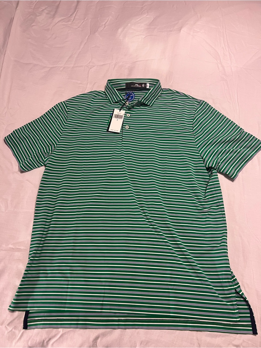 RLX striped performance polo